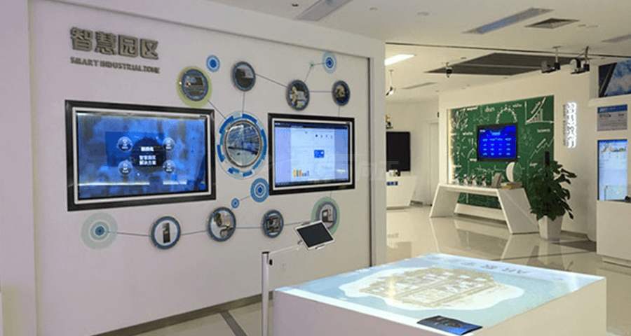 工業(yè)園區(qū)多媒體展廳 工業(yè)園展廳智能化